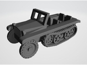 adler hk300a1 Tedesco militare serbatoio ww2 3d print model - Mito3D