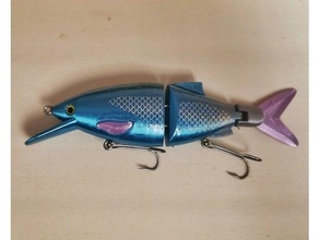 nadar profundo buceo cabeza pez pescar señuelo 3d print model - Mito3D