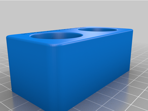 comunión gemelo taza soporte 3d print model - Mito3D