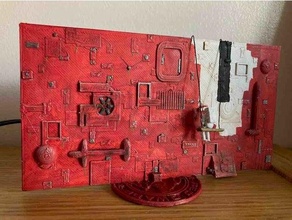 kırmızı cüce açılış faliyet alani sahne 3d print model - Mito3D