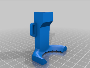 adjusted strengthened duct 3d print model - Mito3D