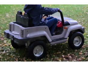 Luft Reifen peg Perego Rodeo Gaucho 5x100 45 6 350mm elektrisch Wagen Jeep Kind suv Spielzeug 3d print model - Mito3D