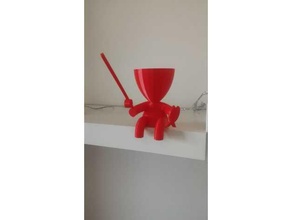 vase fisherman 3d print model - Mito3D