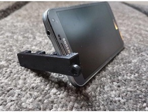 phone holder keyring 3d print model - Mito3D