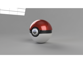 pokebola clásico toque pokemon apuntalar 3d print model - Mito3D