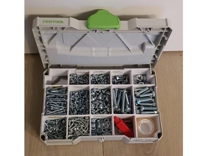 festool systainer mini inserir 15 divisórias caixa gaveta partes armazenamento sortimo 3d print model - Mito3D