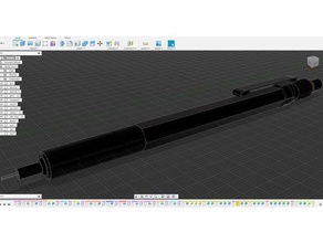 rotring 600 easily printable pencil 3d print model - Mito3D