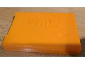 Wii 25in zor sürücü durum kılıf Wiiu 3d print model - Mito3D