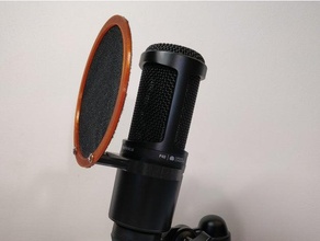 at2020 Pop Filter Mikrofon 3d print model - Mito3D