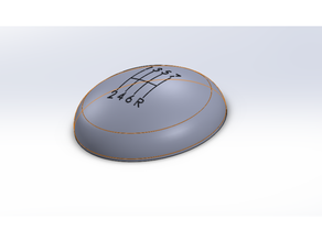 mudança botão 7 engrenagens faça h shifters 3d print model - Mito3D