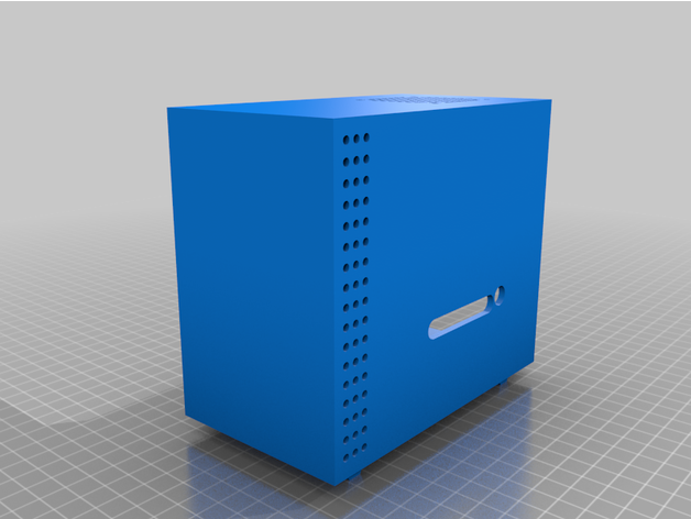 mini nzxt h500 case raspberry pi 4 pc 3D print model - Mito3D