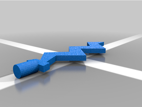 Lego Blitz Schwert 3d print model - Mito3D