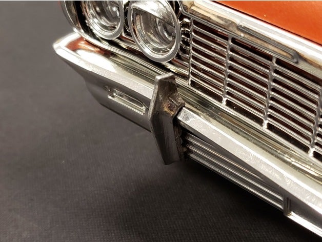 rote Katze vierundsechzig add on Stoßstange Abdeckungen Chevy Impala Lowrider Radio Steuerung 3D print model - Mito3D