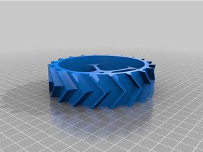 traxxas slash snow sand tire - mirrored 3d print model - Mito3D