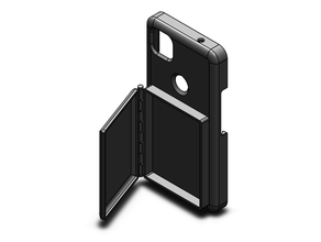 google pixel 4a phone case mask holder 3d print model - Mito3D