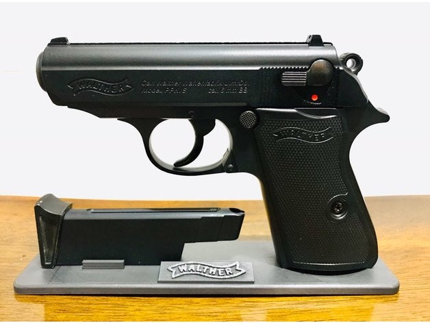 akraba model Walther ppk ayakta durmak Kulp destek ppks 3D print model - Mito3D