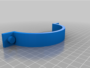 FOSCAM suporte tubo queda 3d print model - Mito3D