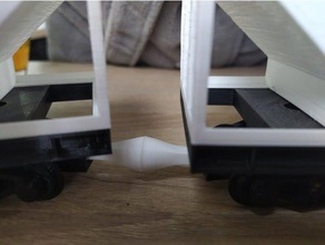 neodymium magnet coupler os-railway - fully 3d-printable railway 3d print model - Mito3D