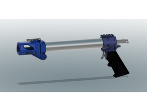 kellybow moderne nerf arc ciel pistolet maison 3d print model - Mito3D
