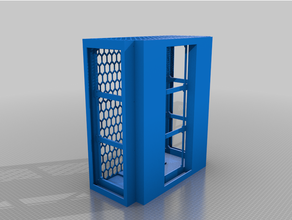 rad box radiator cabinet liquid cooling water 3d print model - Mito3D