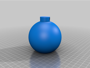 chrismas ornament bulb 3d print model - Mito3D