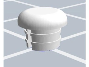 ikea variera cobertura gorra porra compatible agujero cortar tajos 3d print model - Mito3D