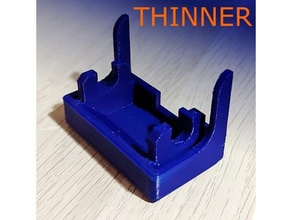 thinner ender 3 pro rail cover cap snapfit 3d print model - Mito3D