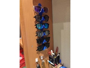 glasses wall modular support sun 3d print model - Mito3D