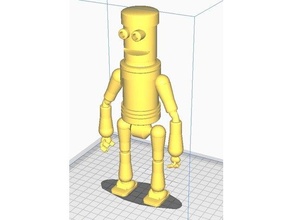 jorobado robot pollo 3d print model - Mito3D