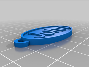 customizable keychain 20 beginner customized customizer easy label openscad 3d print model - Mito3D