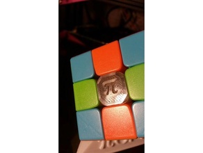qiyi warrior rubik's cube custom cap customized puzzle rubiks 3d print model - Mito3D