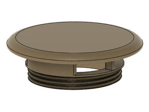 pool drain plug fusion360 ideamaker madewithfusion360 3d print model - Mito3D