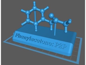 chemical model phenylacetone chemical chemistry chemistry model molecular model molecule organic chemistry