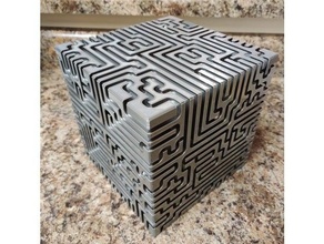 cube maze dead ends 3d 3d print model - Mito3D