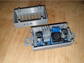 lm2596 hw-411 buck converter heatsink enclosure 3d print model - Mito3D