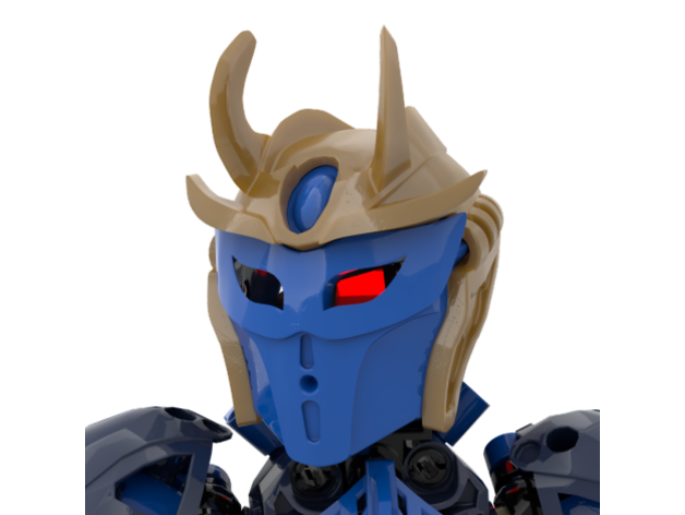 toa tuyet empire crown kanohi ekore bionicle evil mirror 3D print model - Mito3D