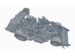 şok edici atlama dragster 40k 40k orklar 40k Warhammer orklar warhammer40k Warhammer 40k 3d print model - Mito3D
