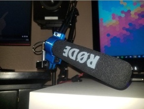 Ritt videomicgo montieren gebrochen ungebrochen mic Adapter steht 3d Drucken Mikrofon Stand Videomik 3d print model - Mito3D