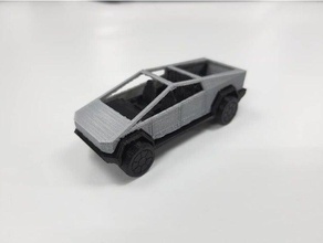 tesla cybertruck chaud roues moteurs 3d print model - Mito3D