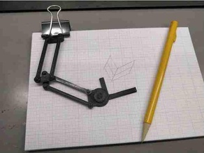 miniature notepad drafting arm 3d print model - Mito3D