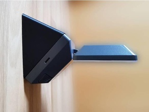 ledvance endura pro 45 degree wallmount lamp mount wall 3d print model - Mito3D