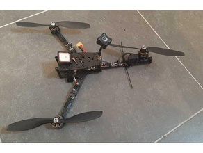 tricóptero lr 267 servo mecanismo monte 3d print model - Mito3D