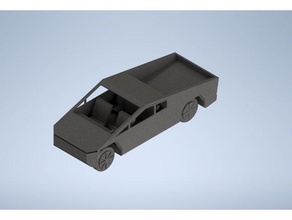 Tesla cibertruck Diversão modelo 3d print model - Mito3D