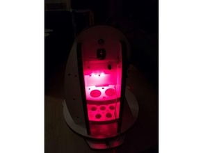 astronomía lámpara rojo LED ligero 650nm regulador intensidad 3d print model - Mito3D