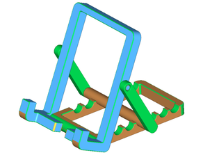 faltbar praktisch Stand Halter Unterstützung Telefon 3d print model - Mito3D