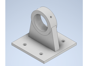 bearing block holder bow 3d print model - Mito3D