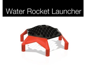 l'eau fusée lanceur Gardena base lancement water rocket eau 3d print model - Mito3D