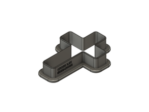 cross rounded cookie cutter 6 sizes 3d cutters cookiecutter cookies 3d print model - Mito3D