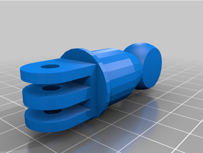 üst Kulp destek gopro 3d print model - Mito3D