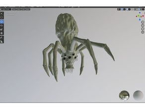assustador aranha mandaloriano Krykna 40k ninhada gigante caverna monstro masmorras dragões Guerra Estrelas Estrela guerras rebeldes enxame 3d print model - Mito3D